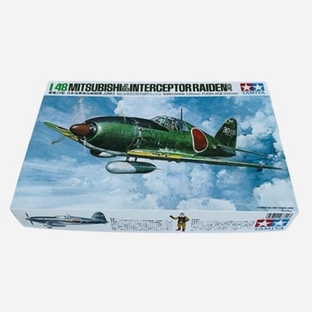 Tamiya 1/48 Mitsubishi J2M3 Raiden Interceptor Plastic Model Kit NIB